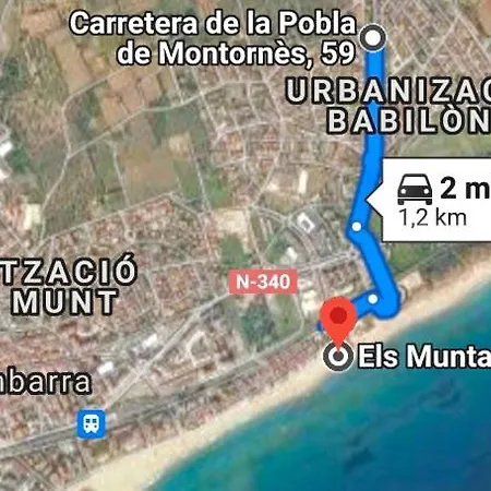 Casa Diana: Vista Al Mar Y 3Min A La Playa Y 30Min A Portaventura Villa Torredembarra Exterior photo